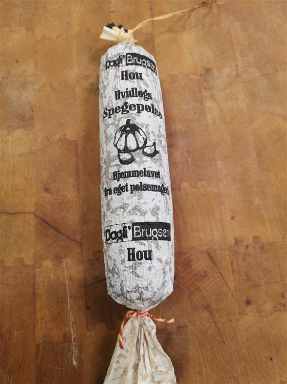 Hvidløgs spegepølse