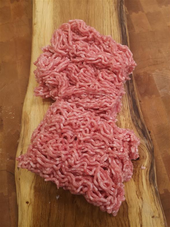Friskhakket svinekød