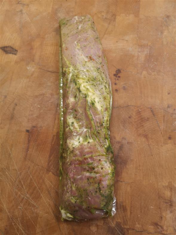 Hel marineret svinemørbrad (skandinavisk-marineret)